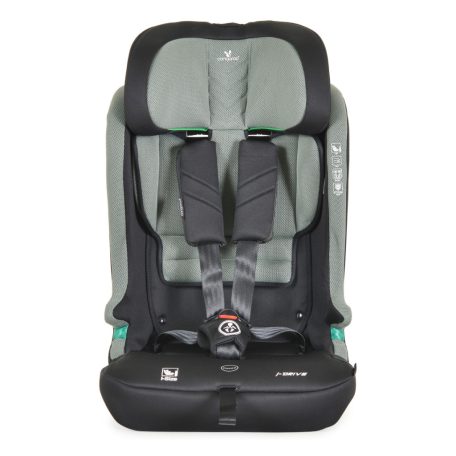 Cangaroo I-Drive biztonsági autósülés 76-150cm - Twill Green