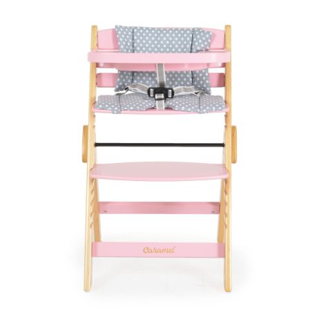 Cangaroo Caramel fa etetőszék - Rózsaszín 