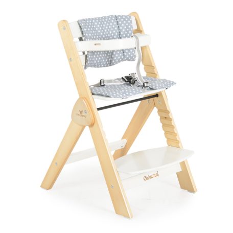 Cangaroo Caramel fa etetőszék - Fehér