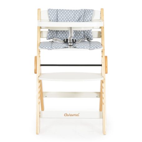 Cangaroo Caramel fa etetőszék - Fehér