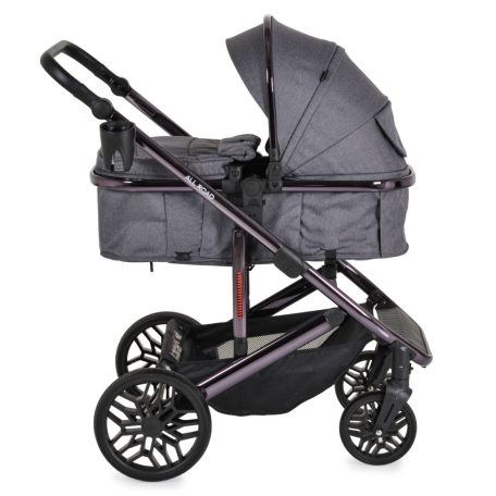 Moni ALL ROAD multifunkciós babakocsi szett - Szürke