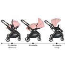 Moni Bingo 2:1 babakocsi szett - Pink-icing