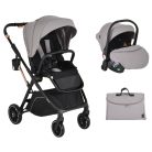 Moni Bingo 2:1 babakocsi szett - Steel