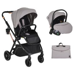 Moni Bingo 2:1 babakocsi szett - Steel