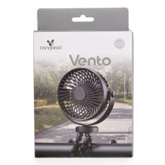 Cangaroo Vento ventilátor babakocsihoz - fekete 