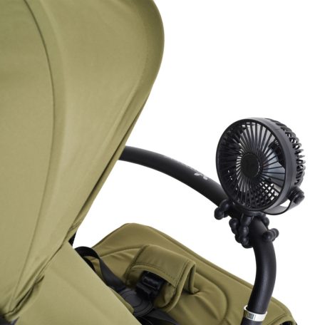 Cangaroo Vento ventilátor babakocsihoz - fekete 