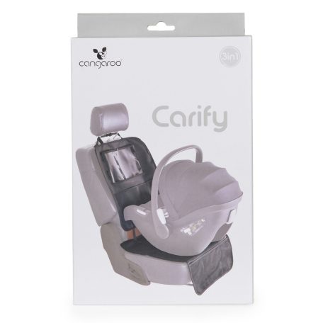 Cangaroo Carify ülésvédő 3in1 - fekete