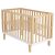 Cangaroo Whisper babaágy 3 magasságban állítható 60x120cm - Natur