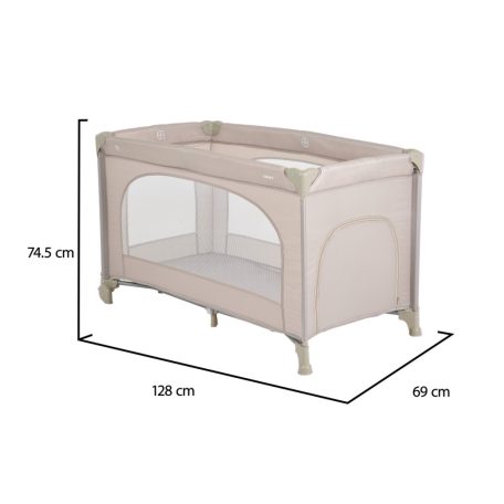 Moni Uno 1 szintes utazóágy - bézs