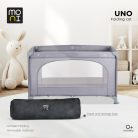 Moni Uno 1 szintes utazóágy - szürke 
