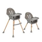 Moni Biscotti 2in1 fix etetőszék - Szürke 