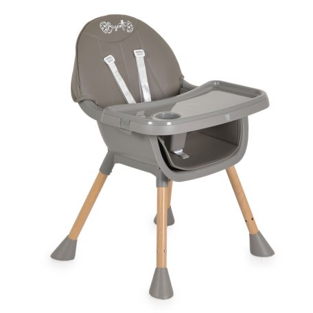 Moni Biscotti 2in1 fix etetőszék - Szürke 