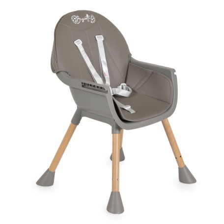 Moni Biscotti 2in1 fix etetőszék - Szürke 