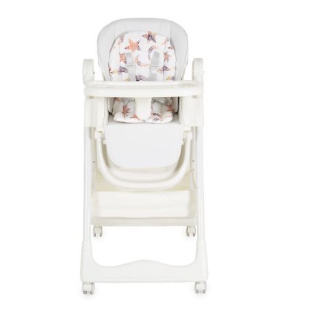 Moni SURPRISE multifunkciós etetőszék (ajándék szilikon tányérral, evőeszközzel, előkével) - Fehér 