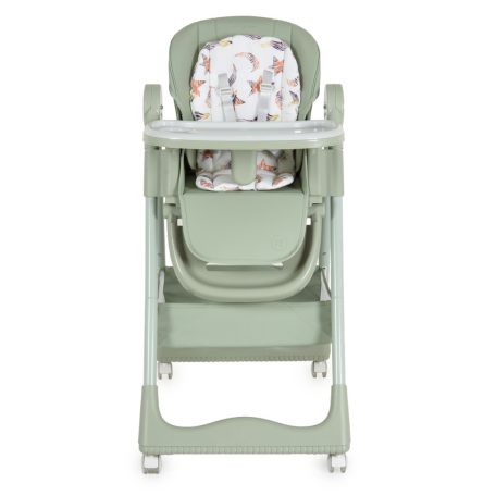 Moni SURPRISE multifunkciós etetőszék (ajándék szilikon tányérral, evőeszközzel, előkével) - Zöld