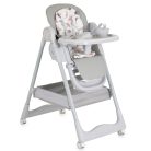 Moni SURPRISE multifunkciós etetőszék (ajándék szilikon tányérral, evőeszközzel, előkével) - Szürke 