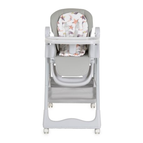 Moni SURPRISE multifunkciós etetőszék (ajándék szilikon tányérral, evőeszközzel, előkével) - Szürke 