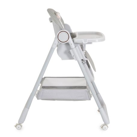 Moni SURPRISE multifunkciós etetőszék (ajándék szilikon tányérral, evőeszközzel, előkével) - Szürke 