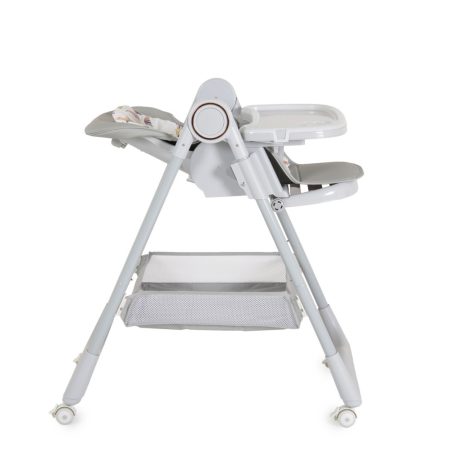 Moni SURPRISE multifunkciós etetőszék (ajándék szilikon tányérral, evőeszközzel, előkével) - Szürke 