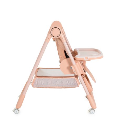 Moni SURPRISE multifunkciós etetőszék (ajándék szilikon tányérral, evőeszközzel, előkével) - Pink