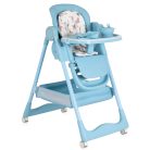 Moni SURPRISE multifunkciós etetőszék (ajándék szilikon tányérral, evőeszközzel, előkével) - Kék