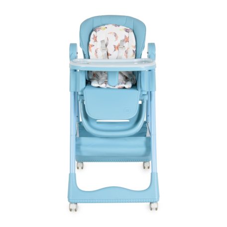 Moni SURPRISE multifunkciós etetőszék (ajándék szilikon tányérral, evőeszközzel, előkével) - Kék