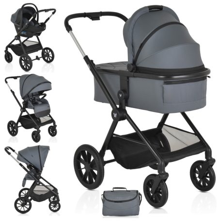 Cangaroo Joker 3:1 multifunkciós babakocsi szett 22kg-ig - Mineral/Grey