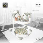 Moni Hop interaktív baba ugráló - Szürke