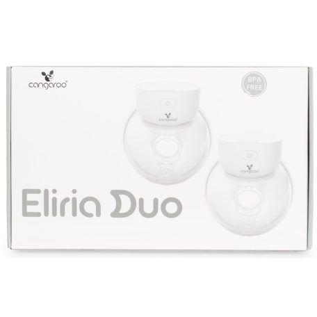 Cangaroo Eliria Duo kéz nélküli elektromos mellszívó - Fehér 