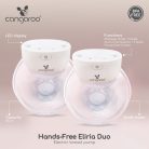 Cangaroo Eliria Duo kéz nélküli elektromos mellszívó - Fehér 