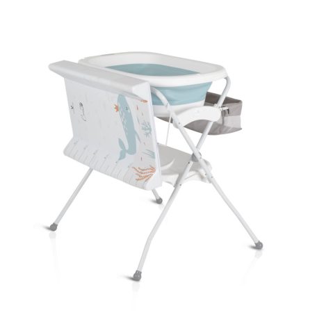 Cangaroo Como 2 in 1 pelenkázó állvány Összecsukható káddal - kék