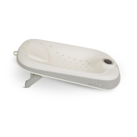 Cangaroo Havana babatartó kádba vízhőmérővel - fehér/szürke