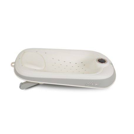 Cangaroo Havana babatartó kádba vízhőmérővel - fehér/szürke