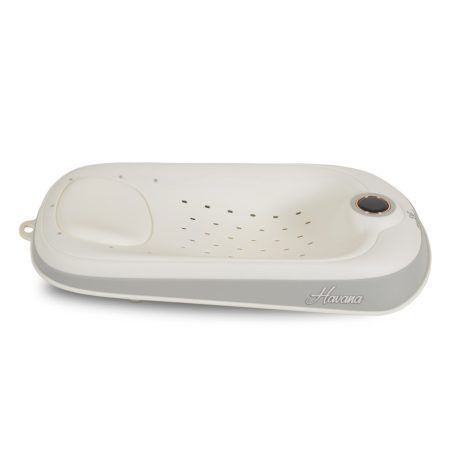 Cangaroo Havana babatartó kádba vízhőmérővel - fehér/szürke