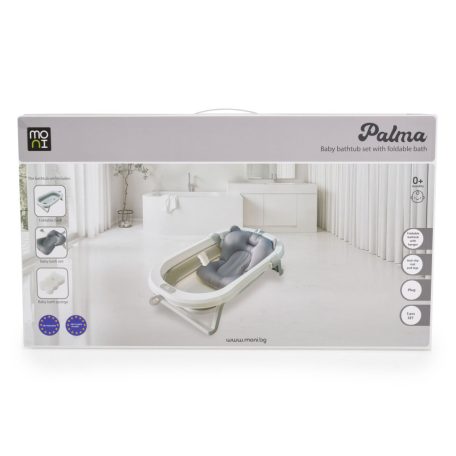 Moni Palma összecsukható kád fürdetőpárnával - rózsaszín 