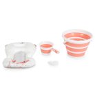 Cangaroo BALENA összecsukható fürdető szett - koral