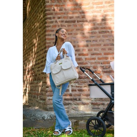 Cangaroo Mivida kismama kézi táska/hátizsák - bézs