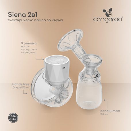 Cangaroo Siena 2in1 elektromos mellszívó