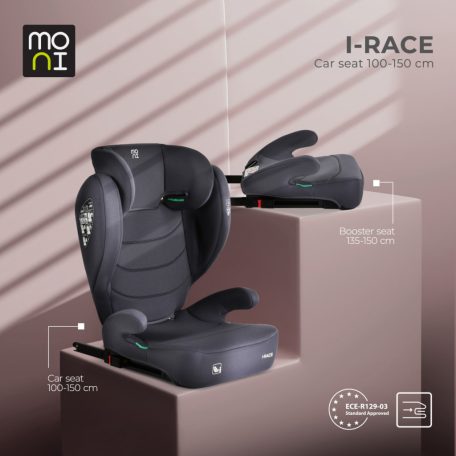 Moni I-RACE biztonsági autósülés 100-150cm - fekete