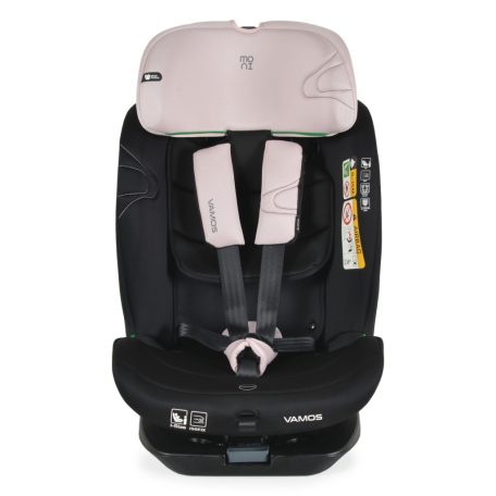 Moni Vamos Isofix autós ülés 360 forgatható (40-150 cm) - Baby pink