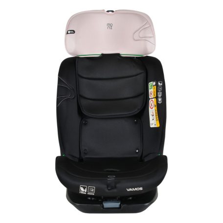 Moni Vamos Isofix autós ülés 360 forgatható (40-150 cm) - Baby pink