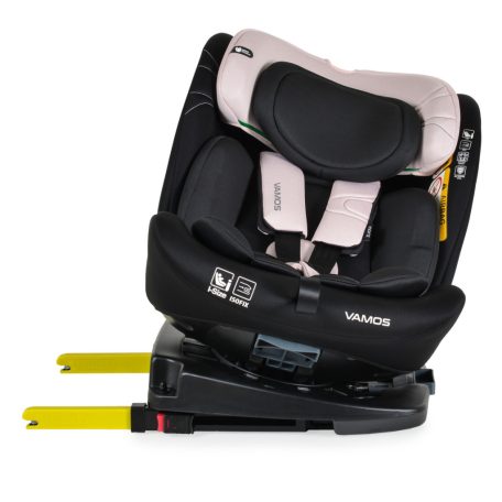 Moni Vamos Isofix autós ülés 360 forgatható (40-150 cm) - Baby pink