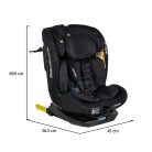 Moni Vamos Isofix autós ülés 360 forgatható (40-150 cm) - Intence Black
