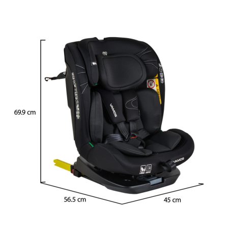 Moni Vamos Isofix autós ülés 360 forgatható (40-150 cm) - Intence Black