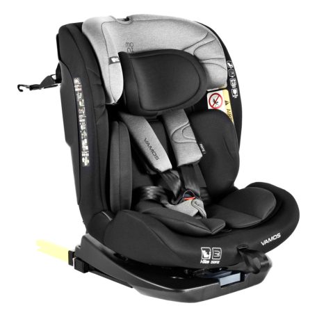 Moni Vamos Isofix autós ülés 360 forgatható (40-150 cm) - Stone gray