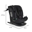 Cangaroo GTS Prémium 360° fokban forgatható autósülés (40-150cm) - Fekete