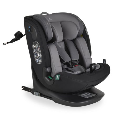 Cangaroo GTS Prémium 360° fokban forgatható autósülés (40-150cm) - Szürke