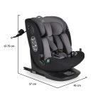 Cangaroo GTS Prémium 360° fokban forgatható autósülés (40-150cm) - Szürke