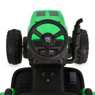 Moni Dallas elektromos traktor utánfutóval 140 cm - Zöld