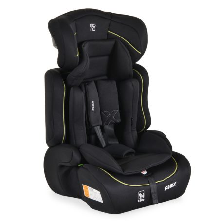 Moni Flex biztonsági autósülés 76-150cm - Fekete/zöld 